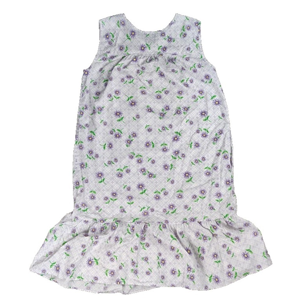 Anthony Richards House Sun Dress Purple Flowers Muumuu‎ **NO SIZE